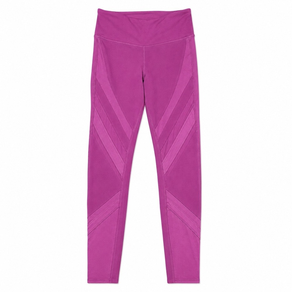 Alo Yoga Women's Small Epic High-Waist Leggings Electric Violet Mesh Activewear